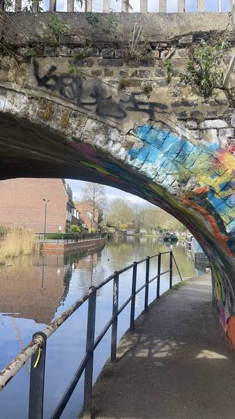 Preview of A canal side walk in Stepney Green