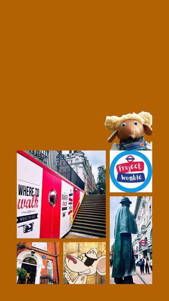 Preview of A Womble around Baker Street