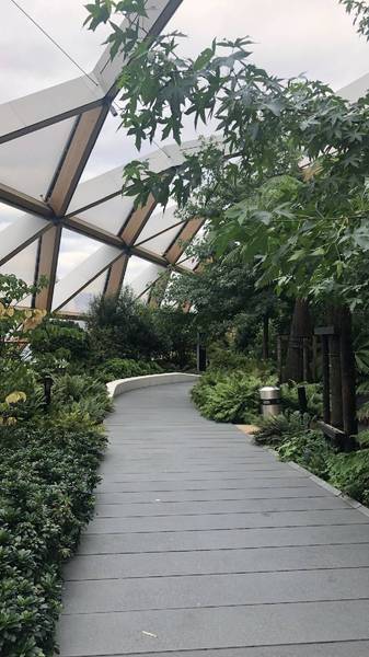 Preview of Crossrail roof gardens walk & grub 