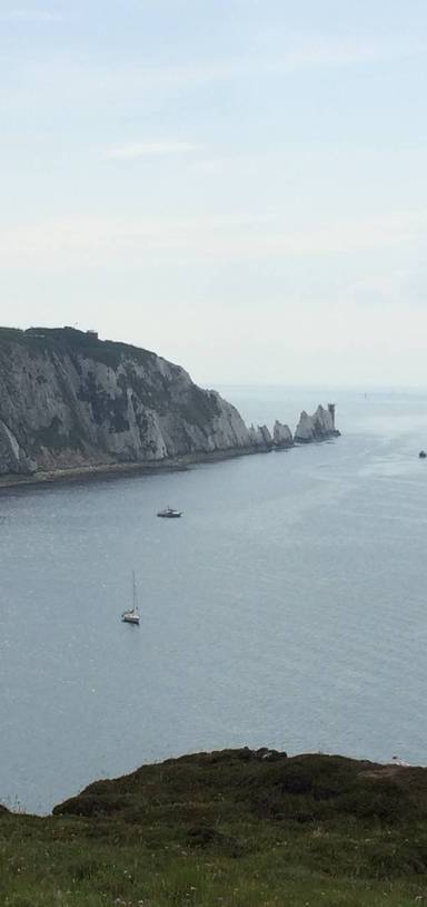 Preview of Steps to Alum Bay & The Needles 