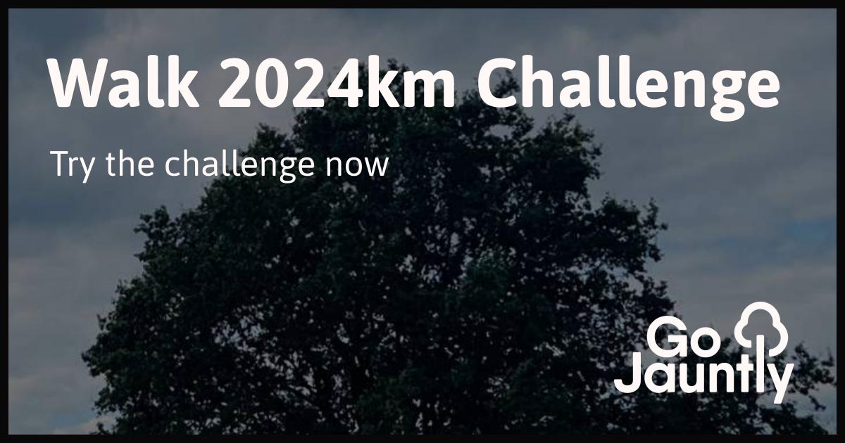 Walk 2024km Challenge Go Jauntly