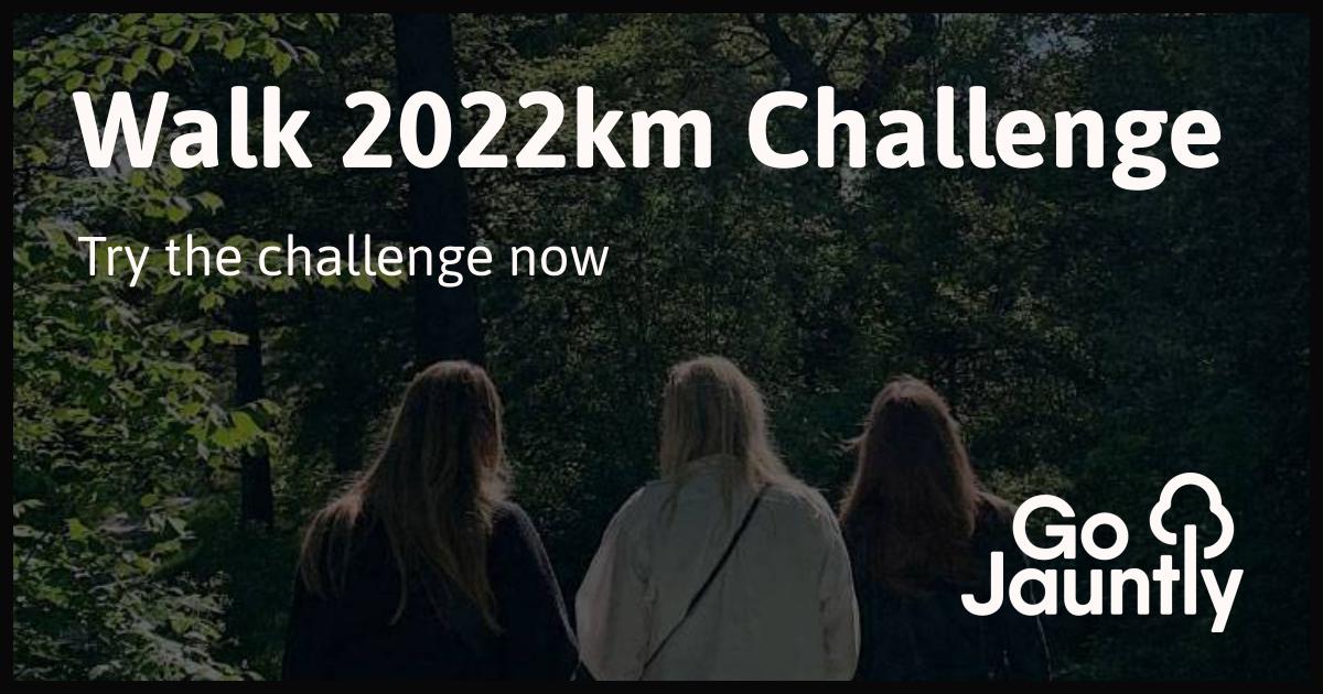 Walk 2022km Challenge Go Jauntly