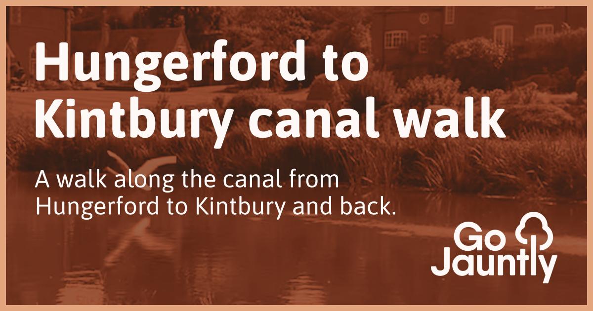 Hungerford to Kintbury canal walk Go Jauntly